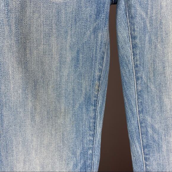 Gold Sign Straight Leg Jeans Size 28 Light Blue Wash - Picture 10 of 12
